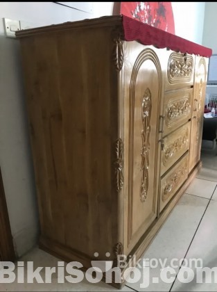 Shegun Wood Wardrobe